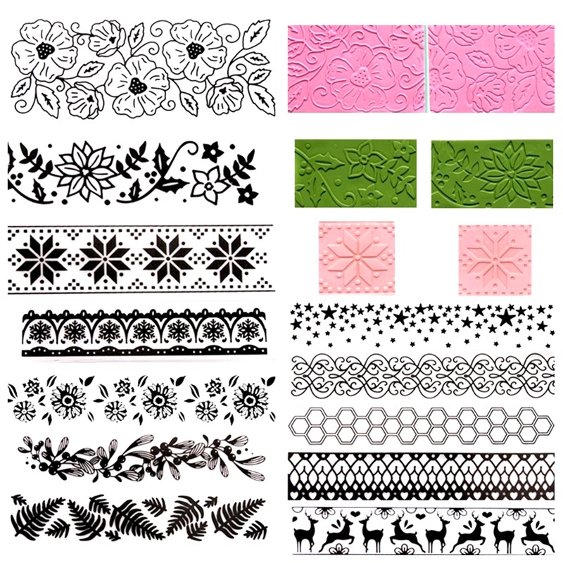Jewelry Making Tools List - Snasan folhas flor estrela renda côncavo