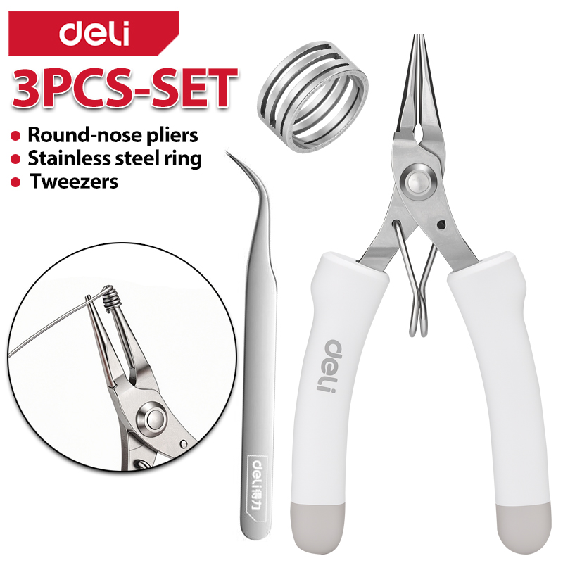 Jewelry Making Round Nose Pliers - Alicate de Bico Redondo de Aço