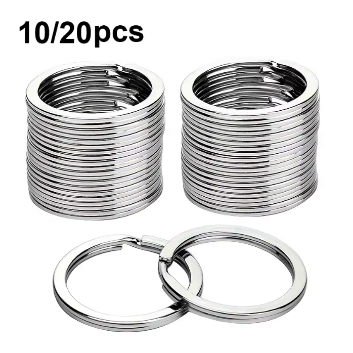 Jewelry Making Jump Rings - 10/20 Peças Argolas Duplas de Metal