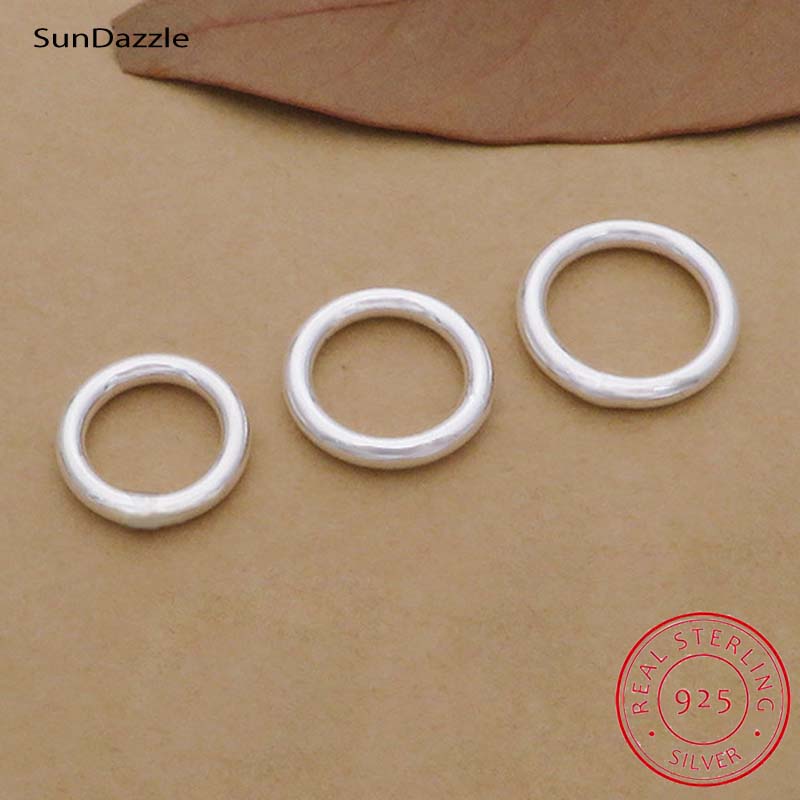 Jewelry Making Jump Rings - 10 pçs genuíno real puro sólido