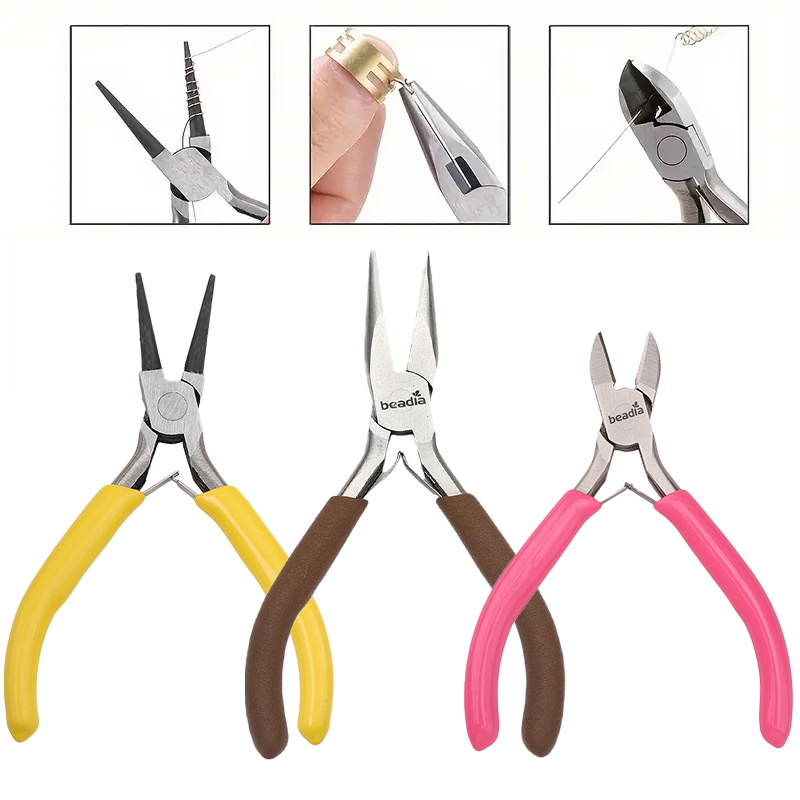 Jewelry Making Round Nose Pliers - Conjunto de alicates para fazer joias,