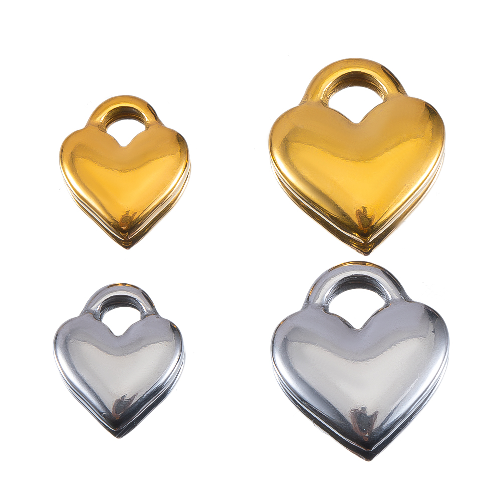 Jewelry Making For Couples - 5 pçs brilhante coração bloqueio charme