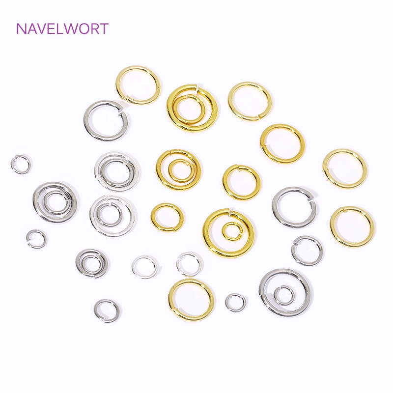 Anel dividido banhado a ouro 1 - Jewelry Making Jump Rings avaliação e preço