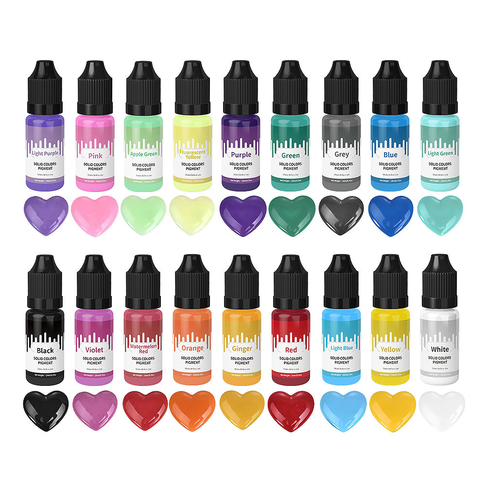 18 cores 10ml macaron sólido p - Jewelry Making Tools List avaliação e preço