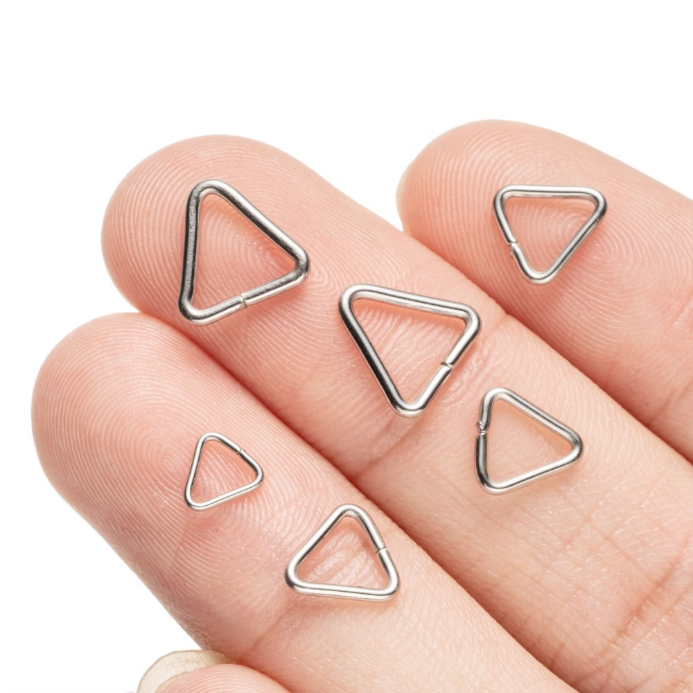 100 pçs de aço inoxidável triâ - Jewelry Making Jump Rings avaliação e preço