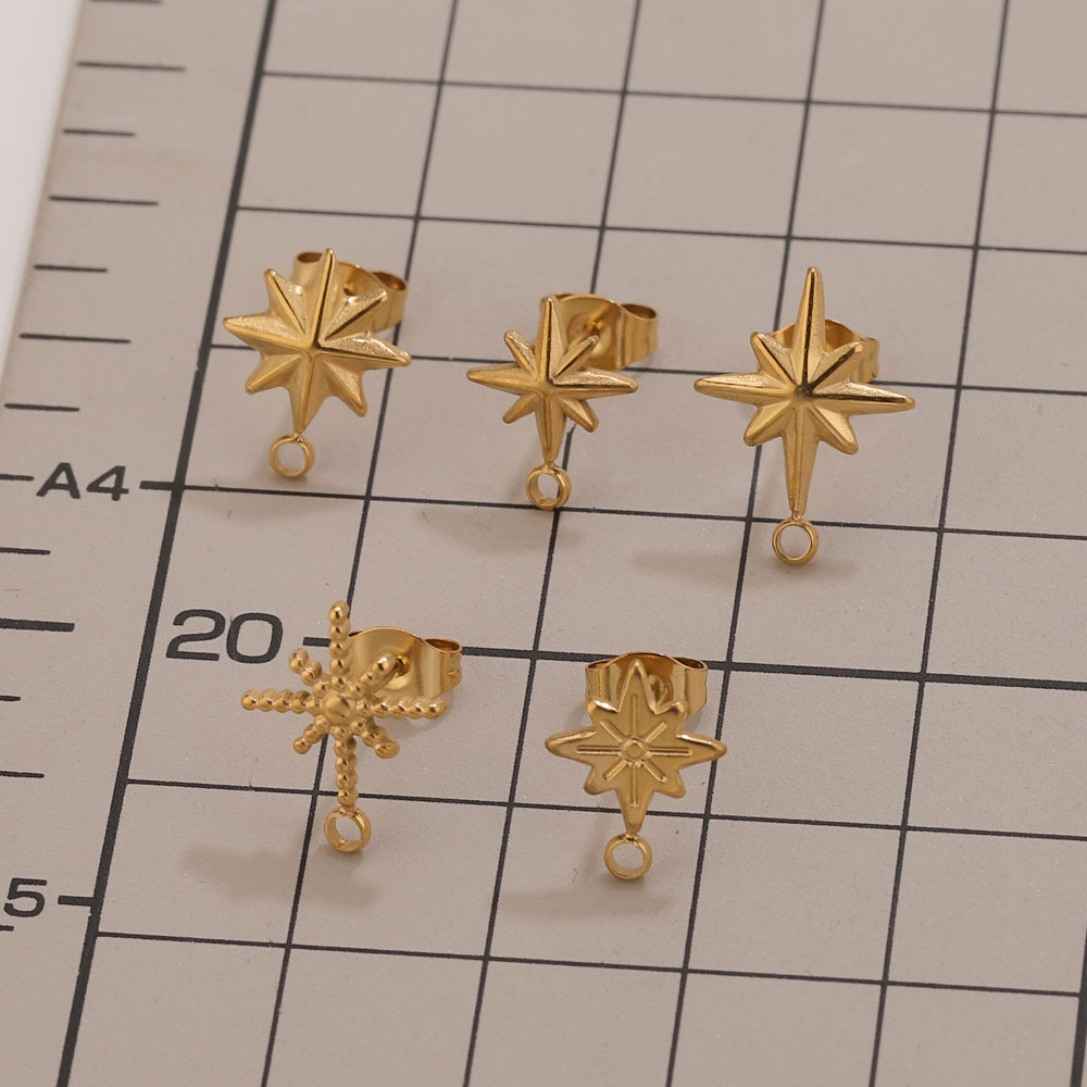 6 Peças de Brincos de Estrela  - Jewelry Making Tools List avaliação e preço