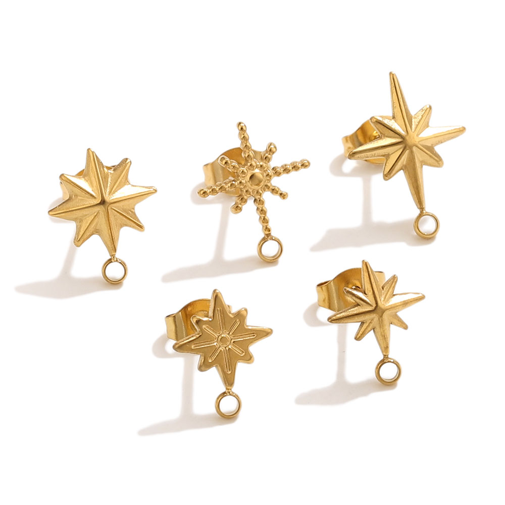 6 Peças de Brincos de Estrela  - Jewelry Making Tools List avaliação e preço