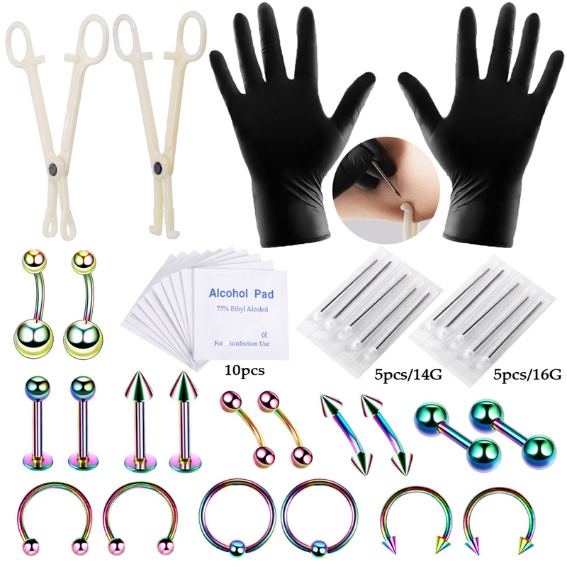 42 pçs/set corpo piercing kit  - Jewelry Making Round Nose Pliers avaliação e preço