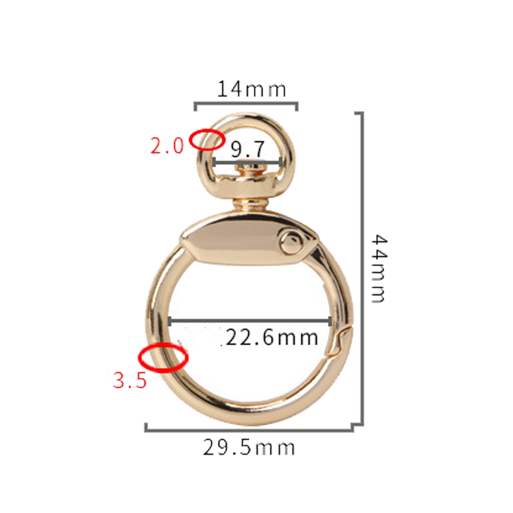 5 peças/lote de fechos de mola - Jewelry Making Jump Rings avaliação e preço