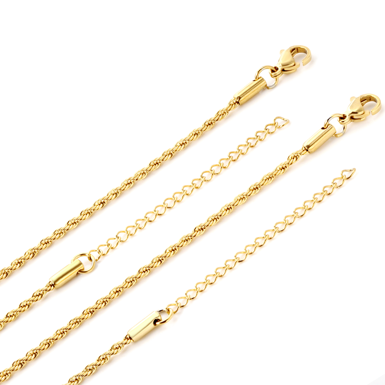 10 pçs 2mm 45 + 5cm corda cola - Jewelry Making Singapore avaliação e preço