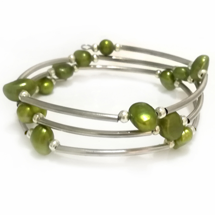 Atacado 20 polegadas 8-9mm pul - Memory Wire Bracelet avaliação e preço