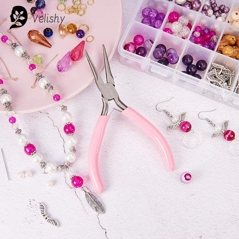 1pc mini alicate diagonal redo - Jewelry Making Round Nose Pliers avaliação e preço