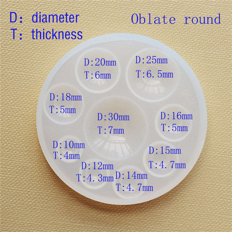 Molde de silicone meia bola ca - Jewelry Making Tools List avaliação e preço
