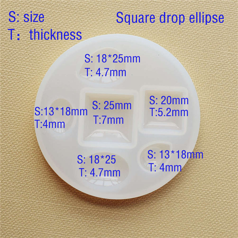 Molde de silicone meia bola ca - Jewelry Making Tools List avaliação e preço