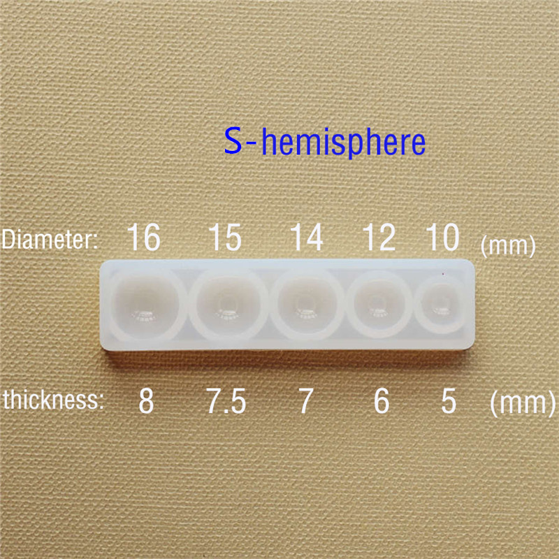 Molde de silicone meia bola ca - Jewelry Making Tools List avaliação e preço