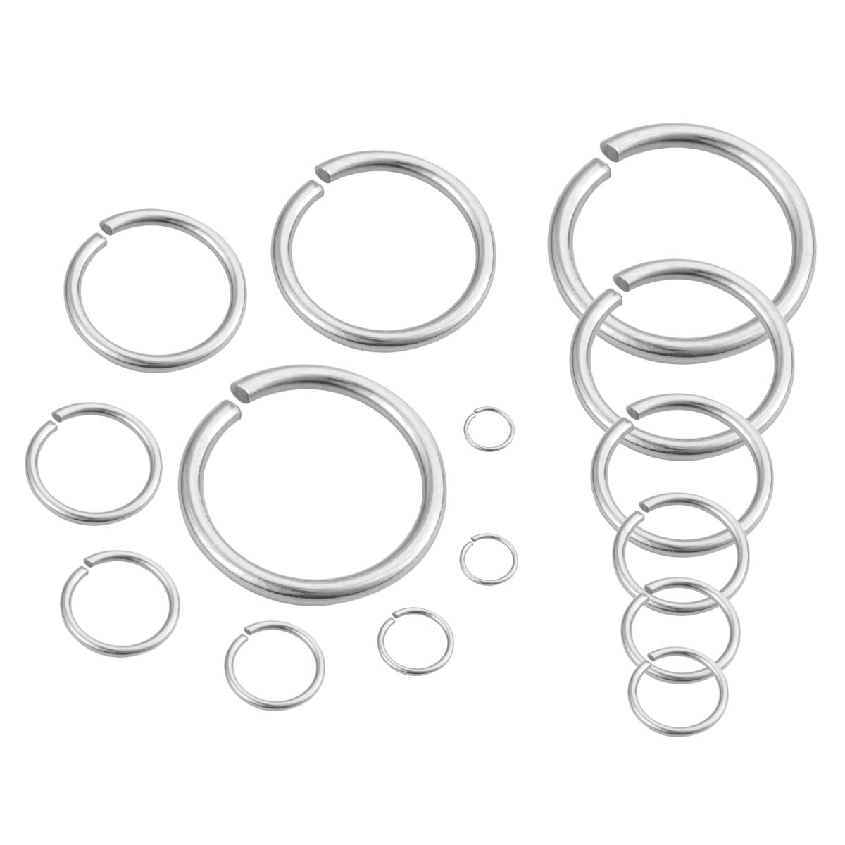 20 peças de argolas abertas de - Jewelry Making Jump Rings avaliação e preço