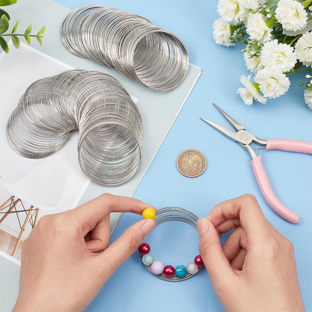300 laço jóias fio memória miç - Memory Wire Bracelet avaliação e preço