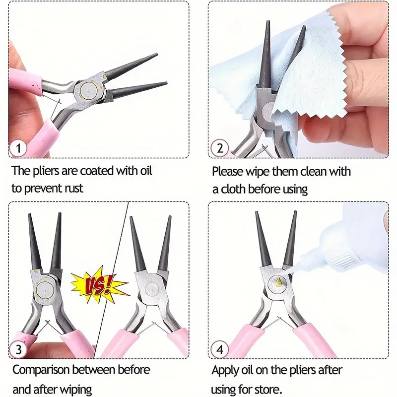 Conjunto de alicates para faze - Jewelry Making Round Nose Pliers avaliação e preço