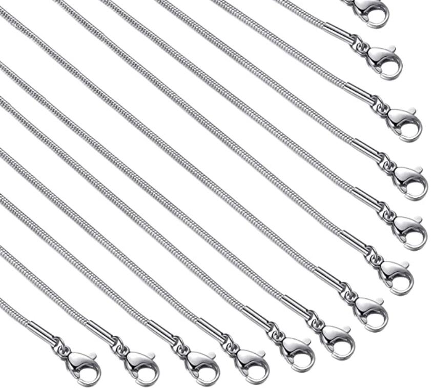 10 pçs lote de aço inoxidável  - Jewelry Making Singapore avaliação e preço