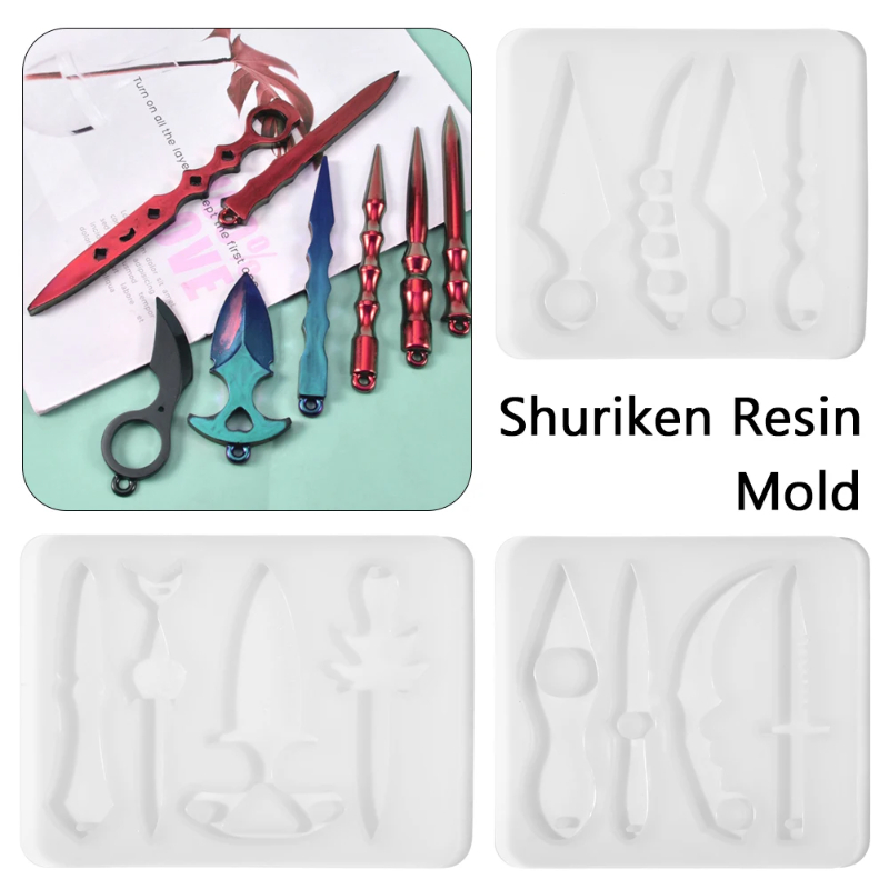 Molde de Silicone Shuriken Nin - Jewelry Making Tools List avaliação e preço