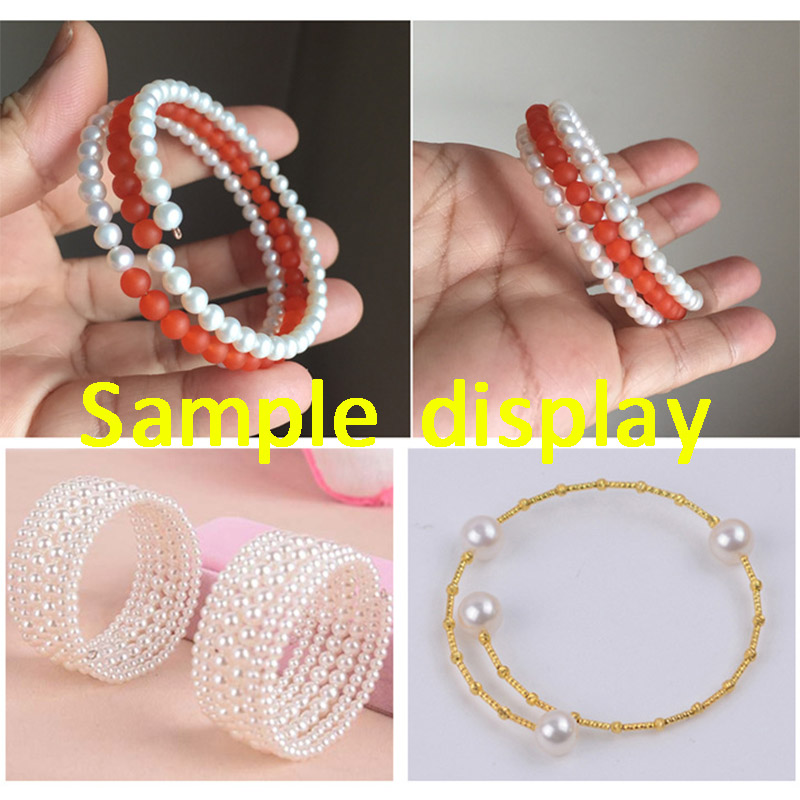 100 laços de aço dourado cor f - Memory Wire Bracelet avaliação e preço